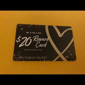 FREE $20 Victoria’s Secret Reward Card